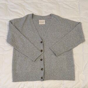Lucky Brand Heather Gray Women's Cardigan